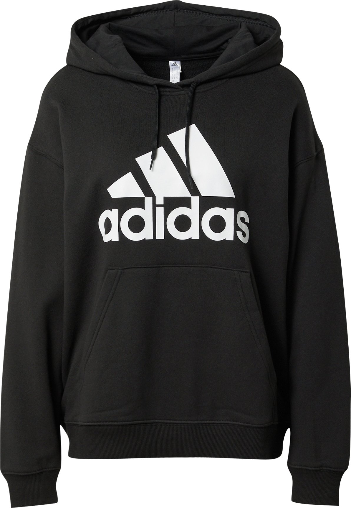 ADIDAS SPORTSWEAR Sportovní mikina černá / bílá