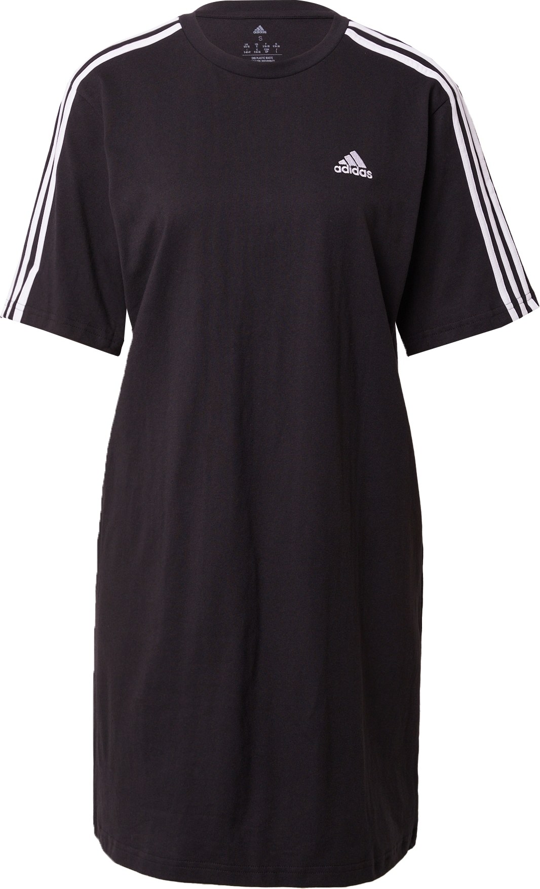 ADIDAS SPORTSWEAR Sportovní šaty černá / bílá