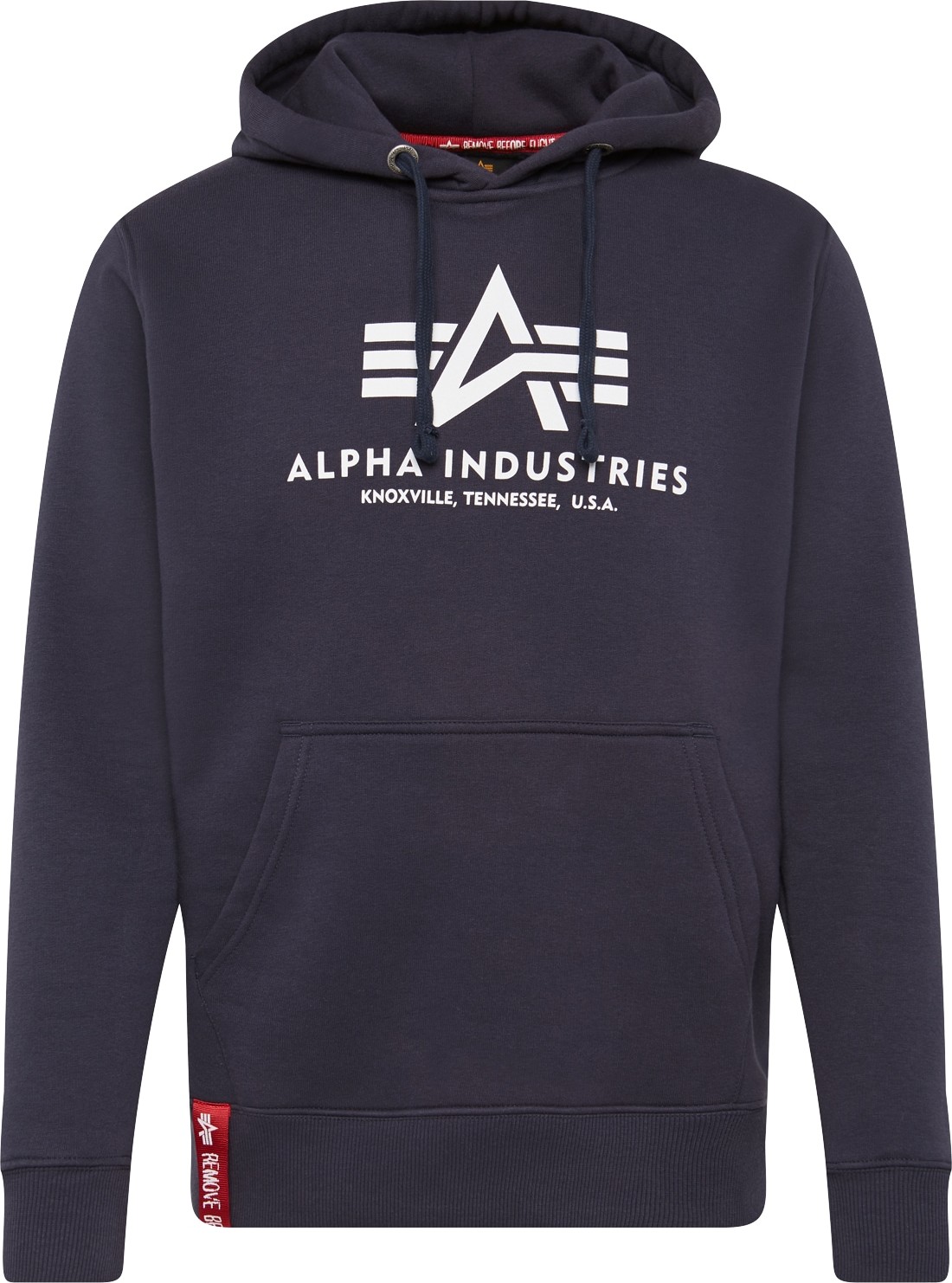 ALPHA INDUSTRIES Mikina marine modrá / červená / přírodní bílá