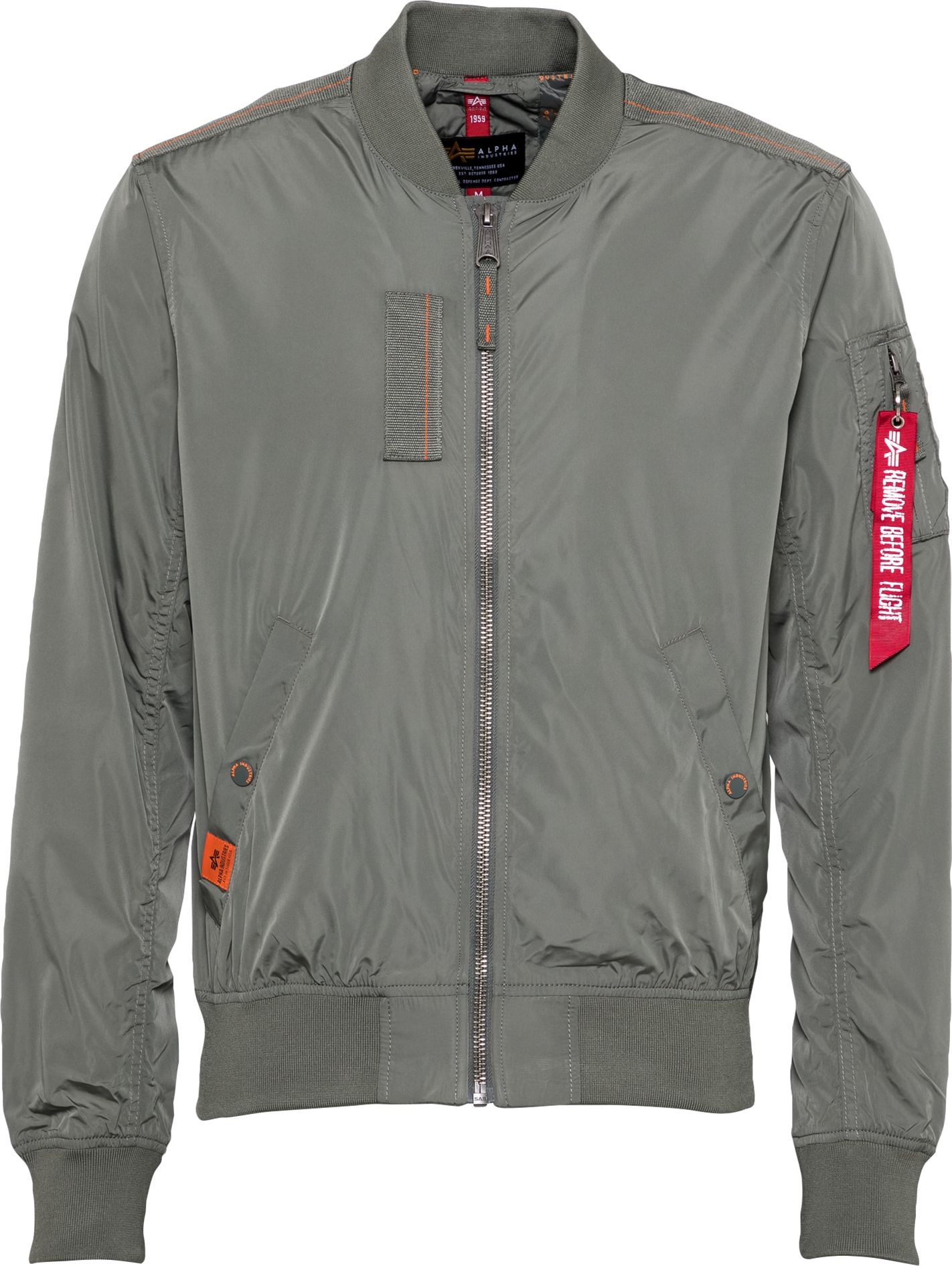 ALPHA INDUSTRIES Přechodná bunda 'MA-1 Parachute' tmavě zelená