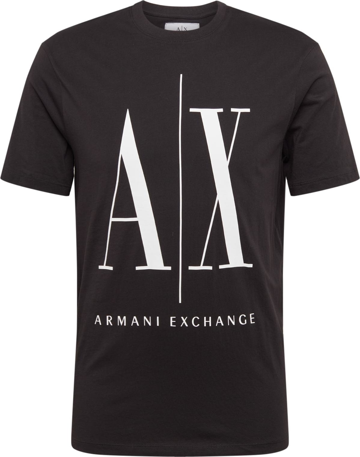 ARMANI EXCHANGE Tričko černá