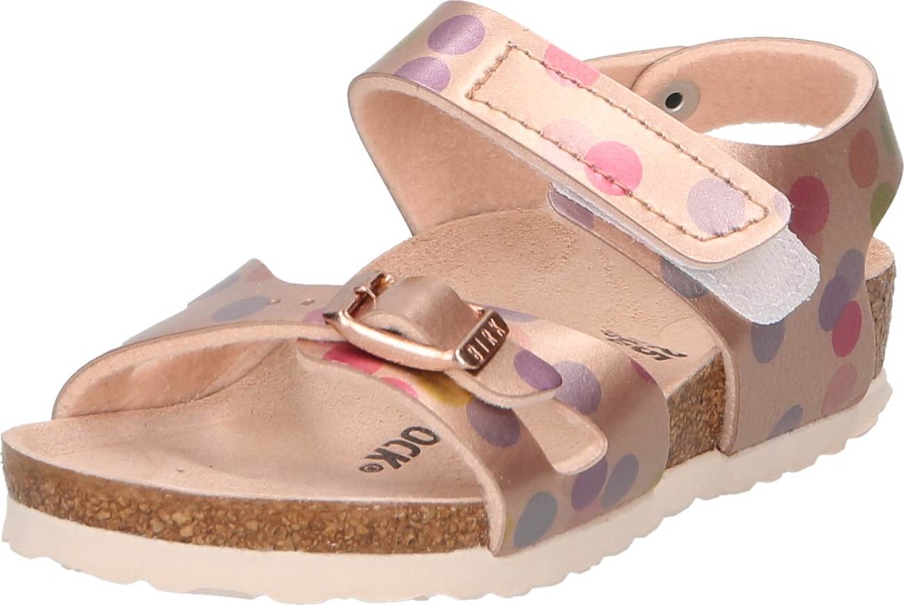 BIRKENSTOCK Sandály 'Colorado' bronzová / lenvandulová / malinová