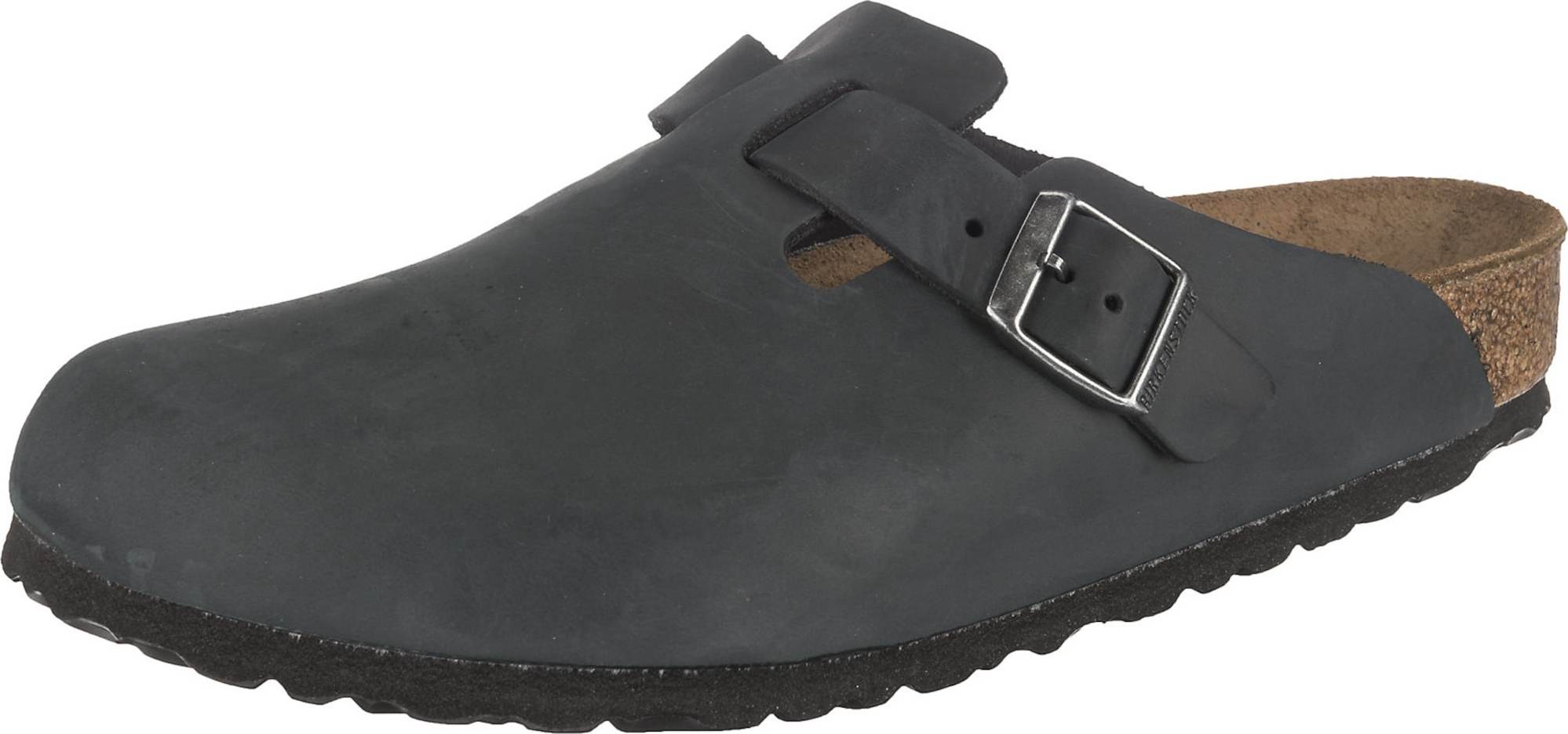 BIRKENSTOCK Pantofle 'Boston' antracitová