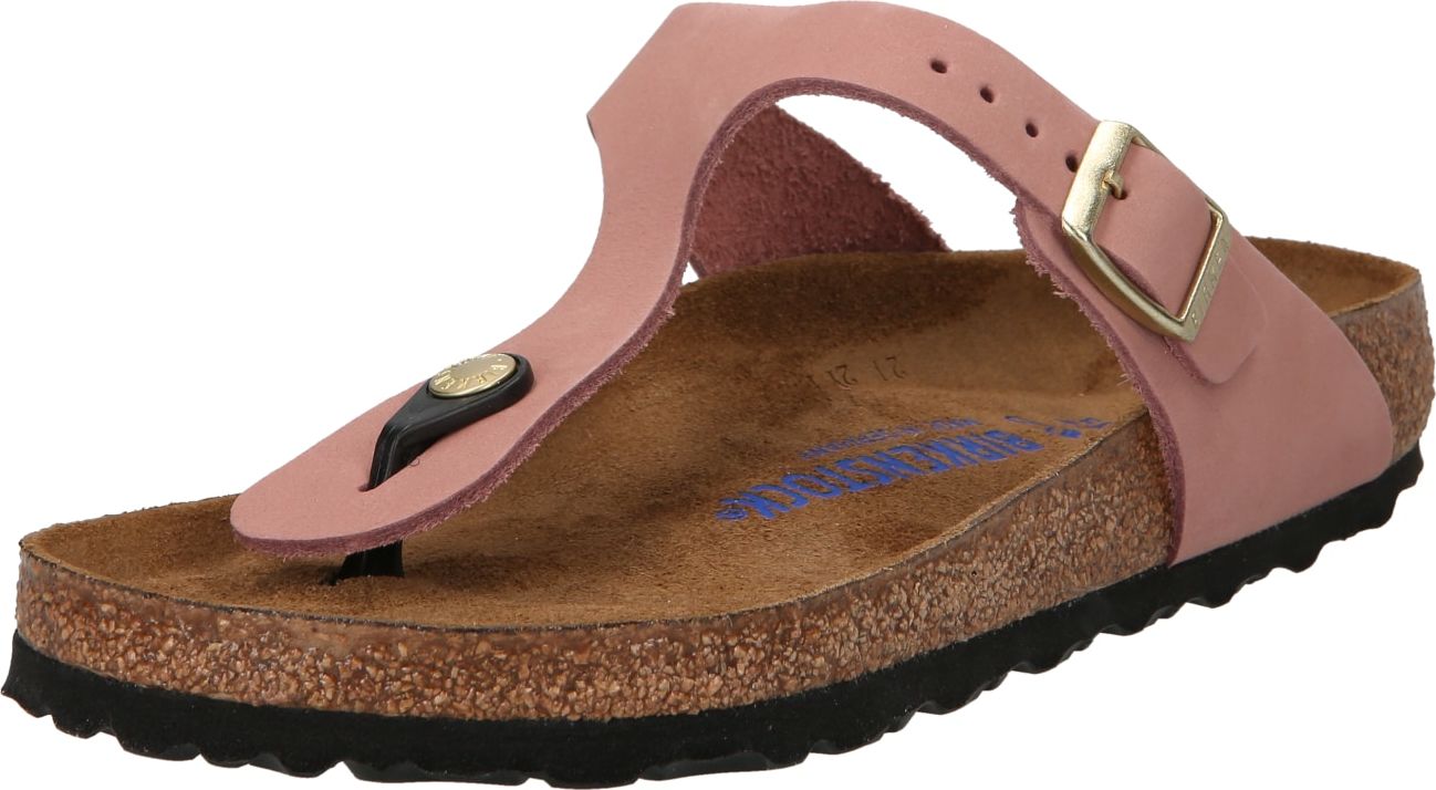 BIRKENSTOCK Pantofle 'Gizeh' růžová