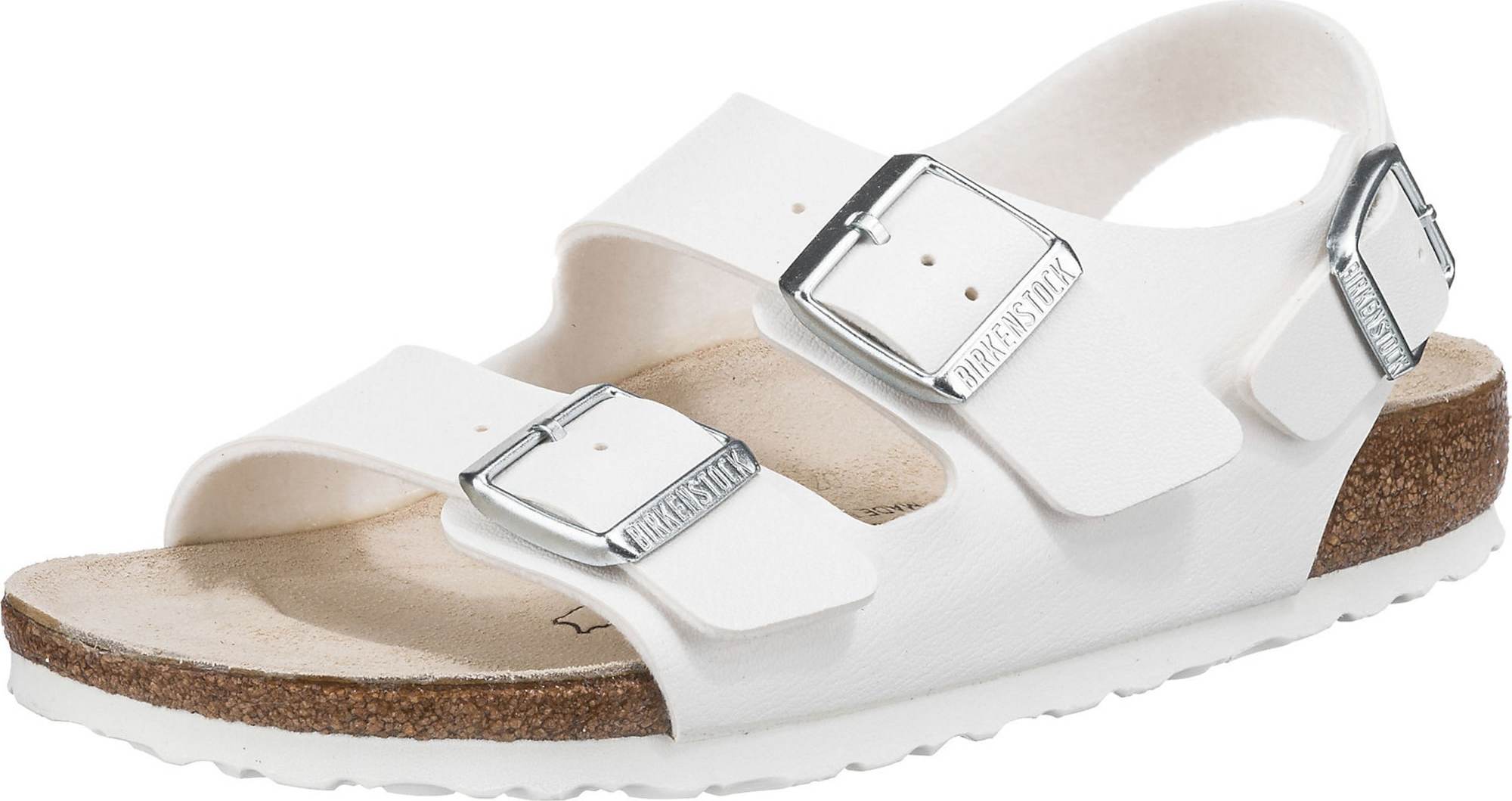 BIRKENSTOCK Sandály 'Milano' bílá