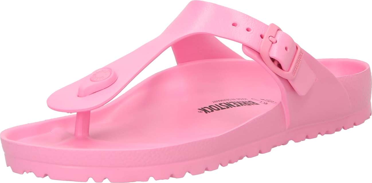 BIRKENSTOCK Žabky 'Gizeh' světle růžová