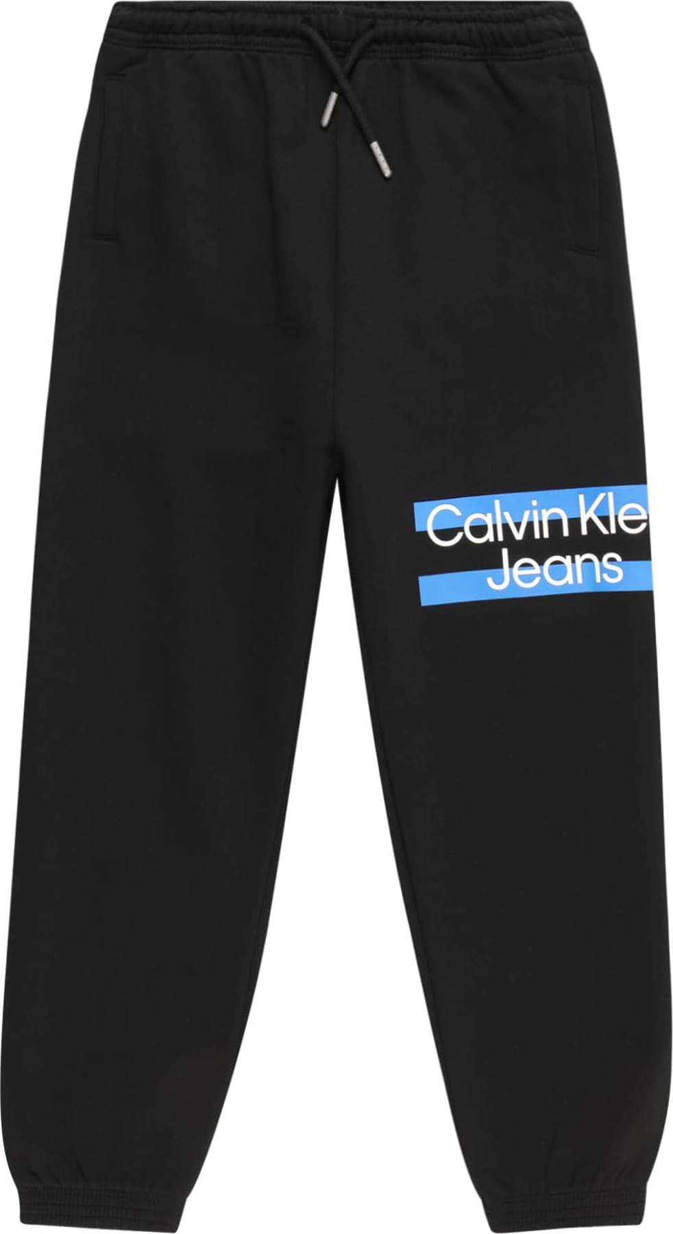 Calvin Klein Jeans Kalhoty světlemodrá / černá / bílá