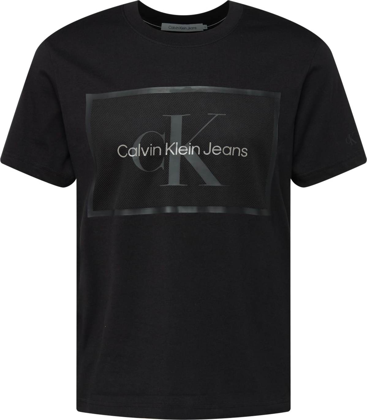 Calvin Klein Jeans Tričko antracitová / černá