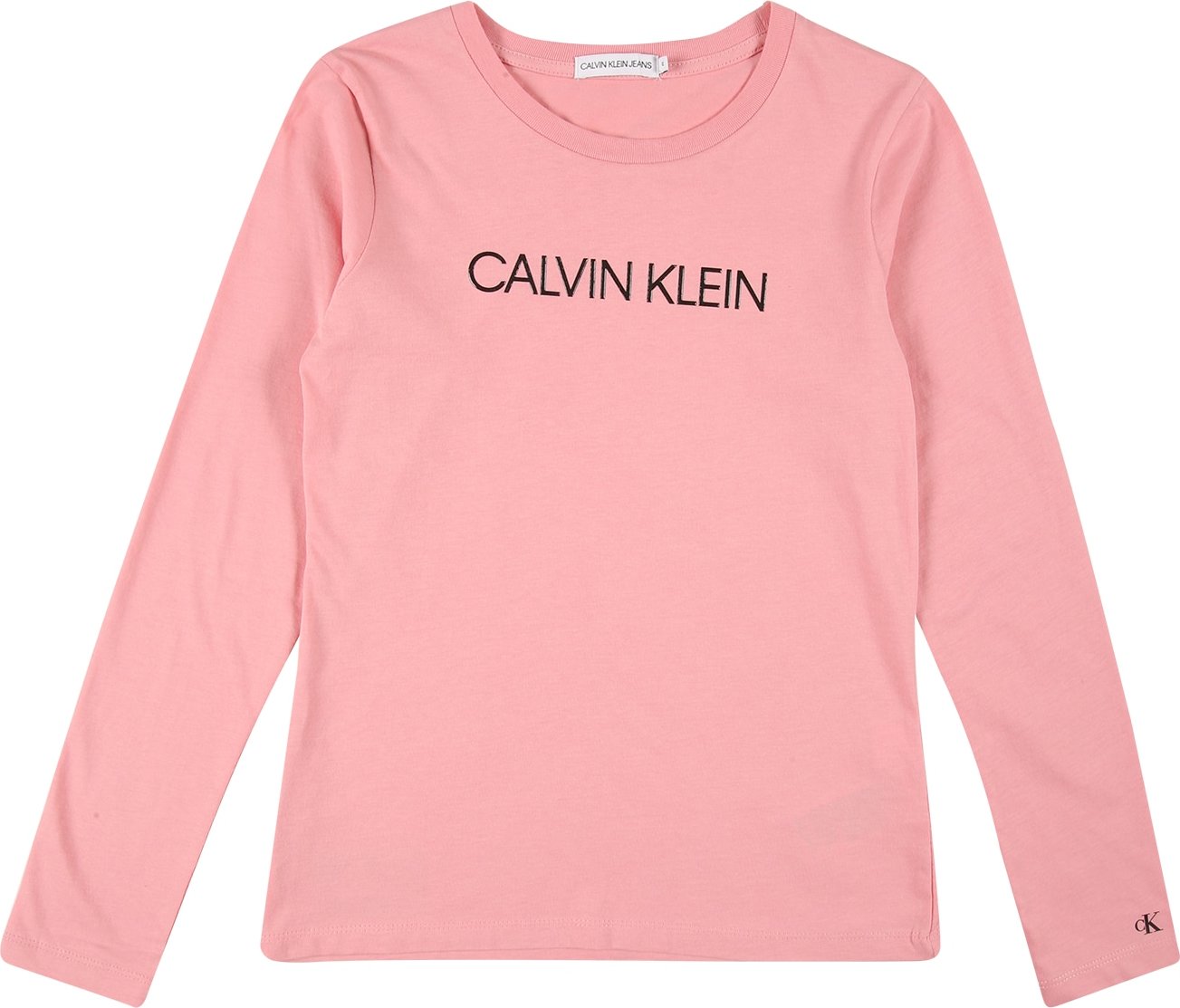 Calvin Klein Jeans Tričko růže / černá