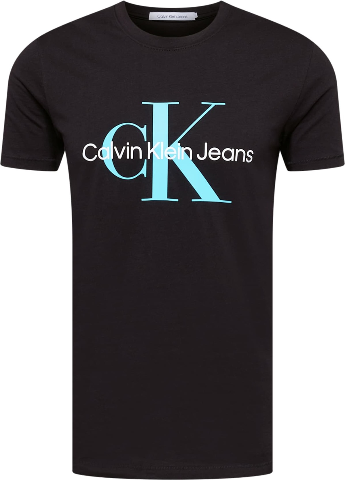 Calvin Klein Jeans Tričko světlemodrá / černá / bílá