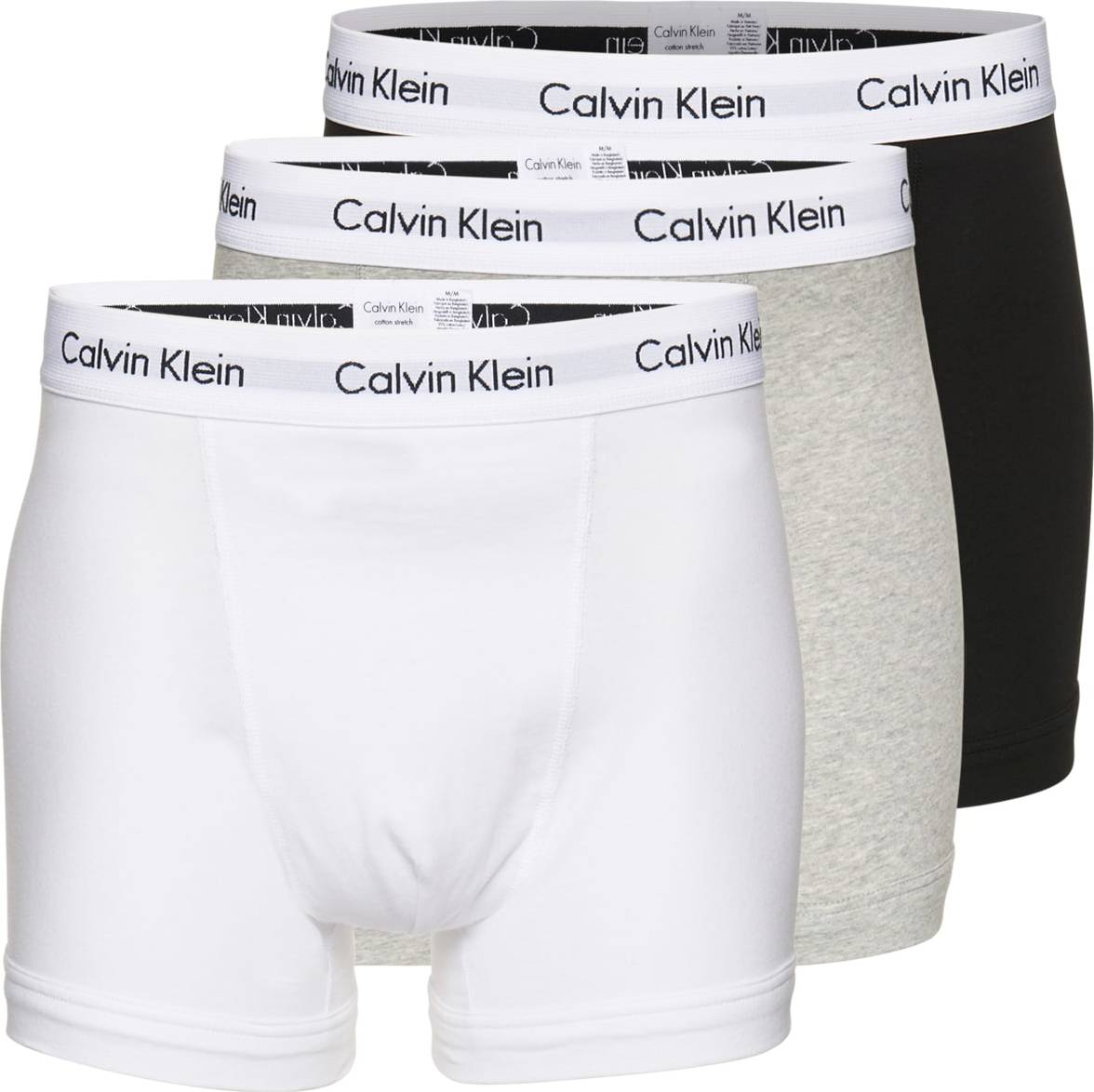 Calvin Klein Underwear Boxerky šedý melír / černá / bílá