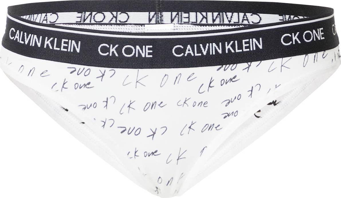 Calvin Klein Underwear Kalhotky černá / bílá