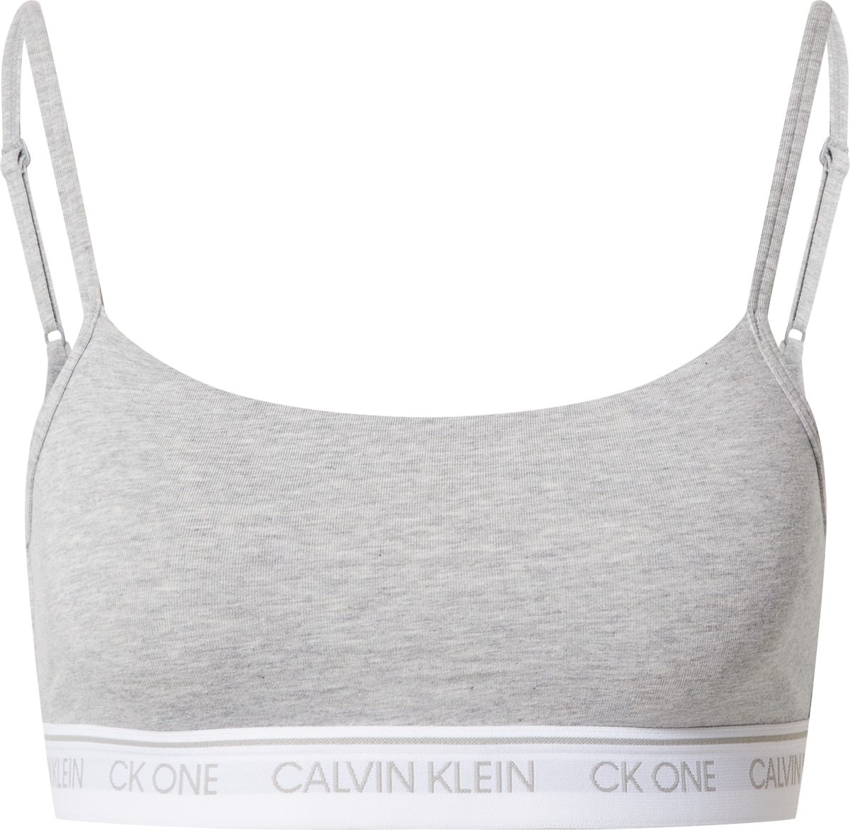 Calvin Klein Underwear Podprsenka šedá / bílá