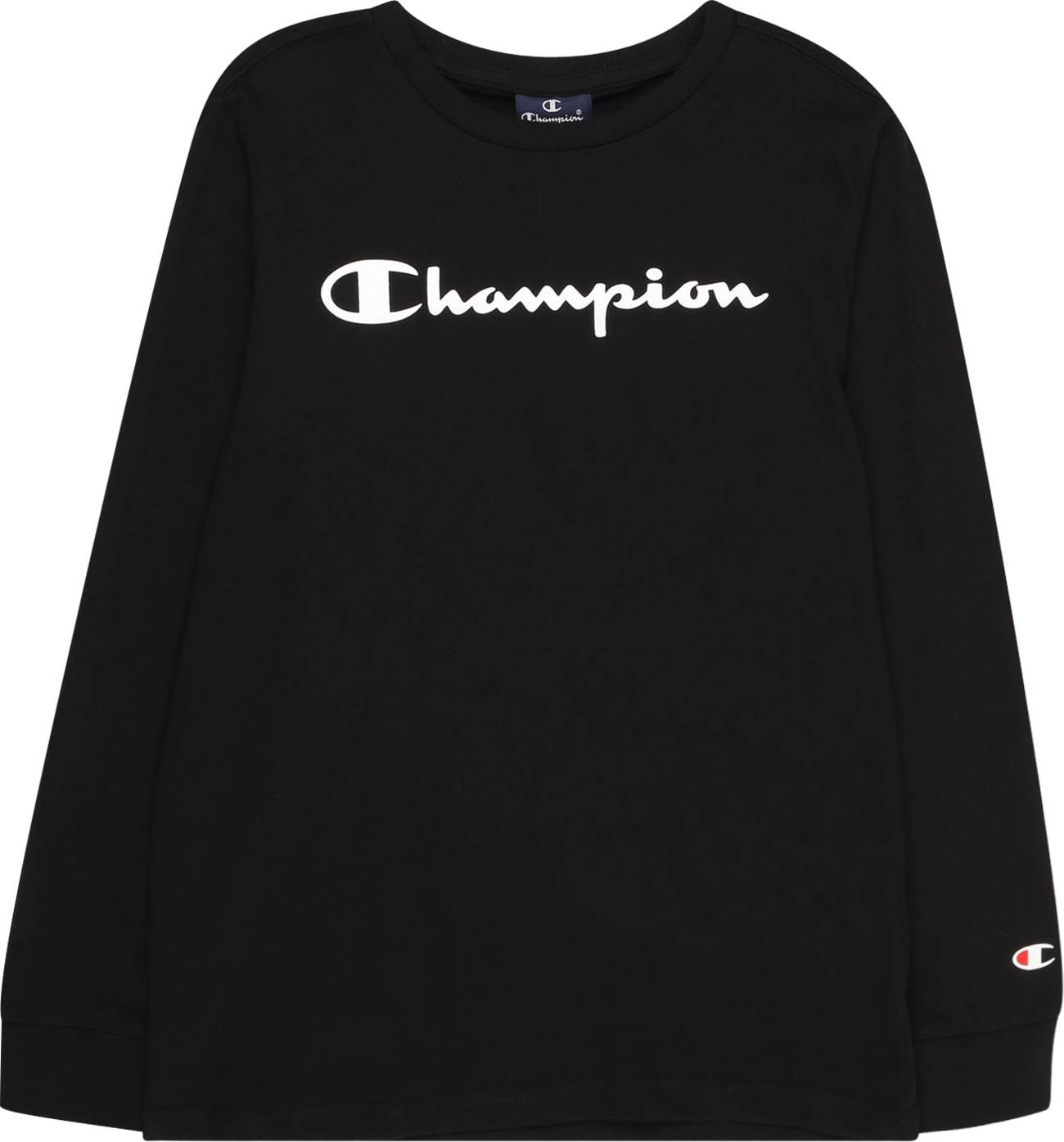 Champion Authentic Athletic Apparel Mikina černá / bílá