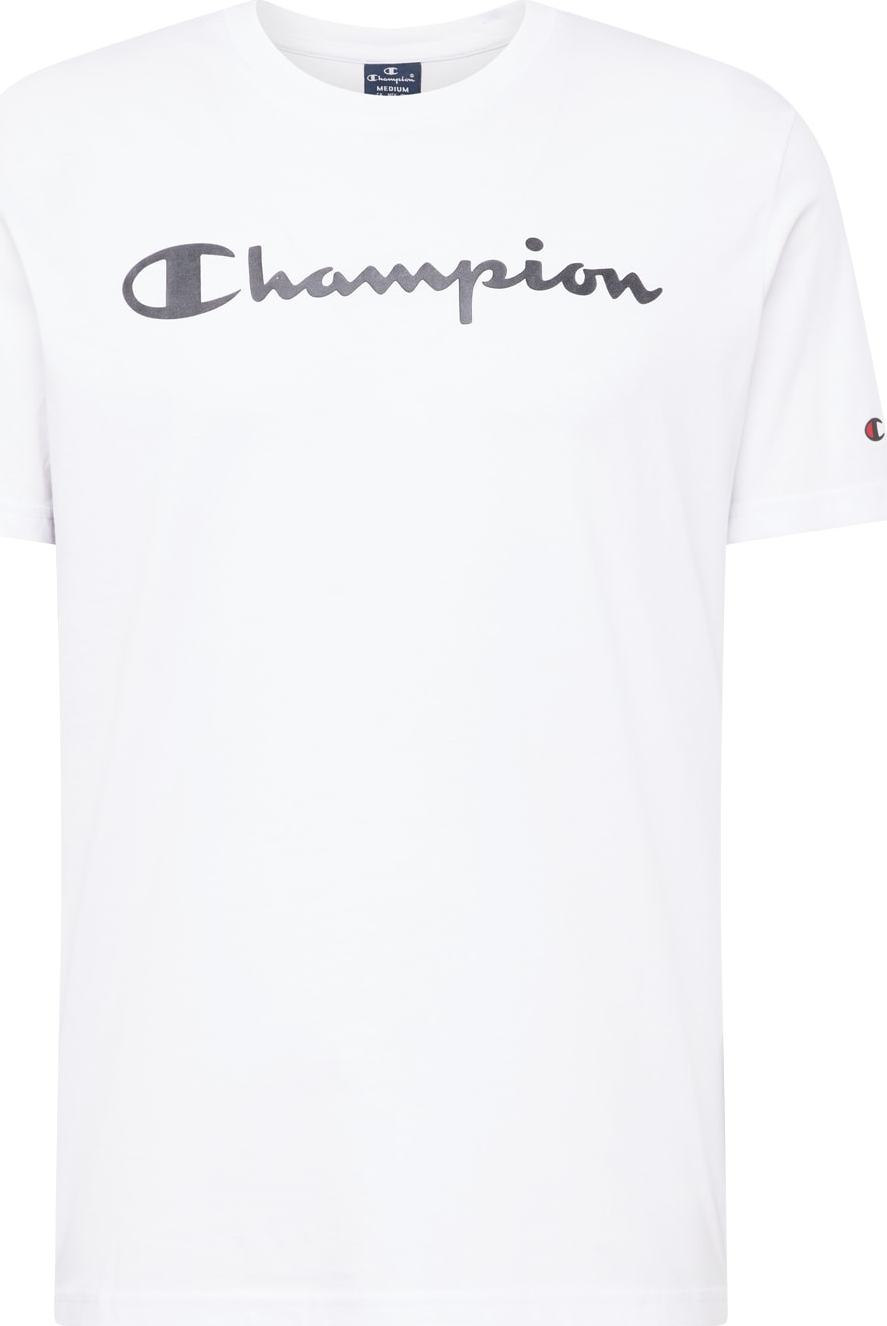 Champion Authentic Athletic Apparel Tričko černá / bílá