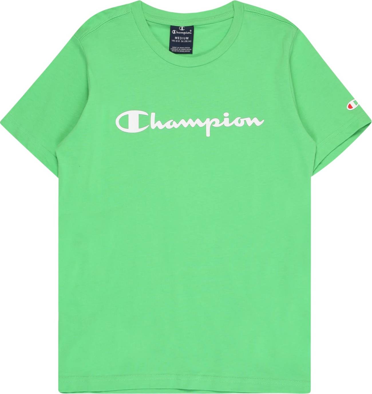 Champion Authentic Athletic Apparel Tričko světle zelená / červená / bílá