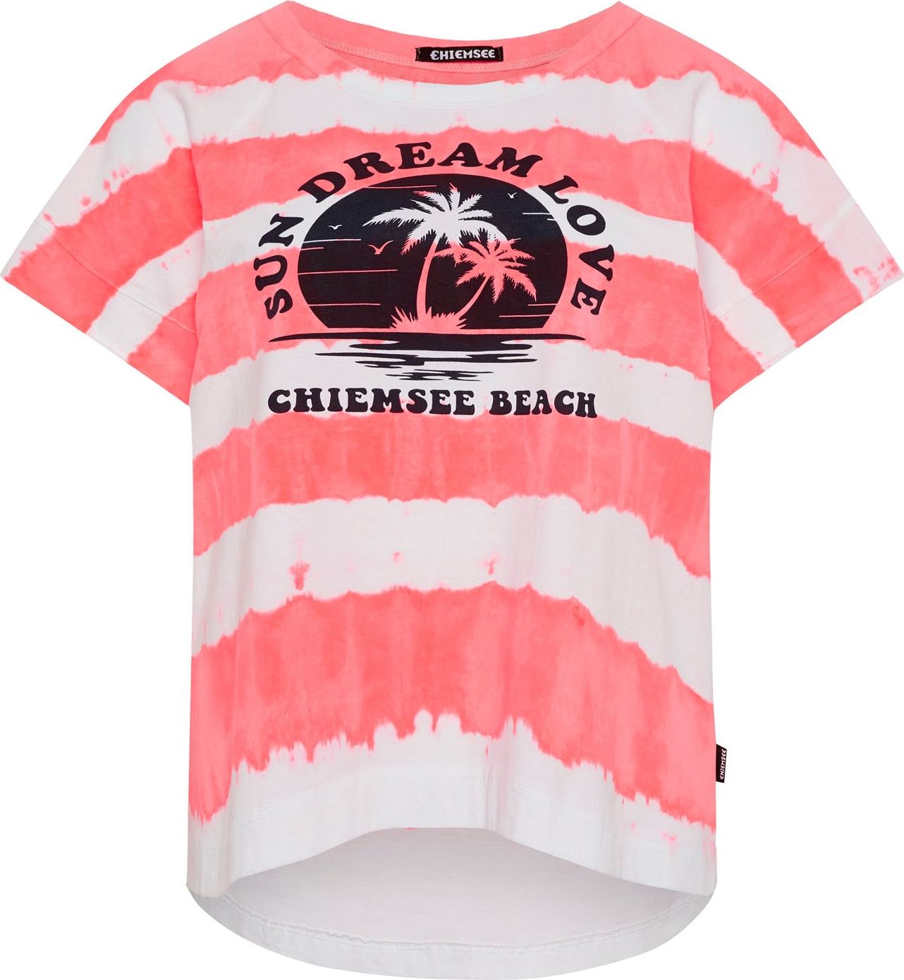 CHIEMSEE Tričko pink / bílá