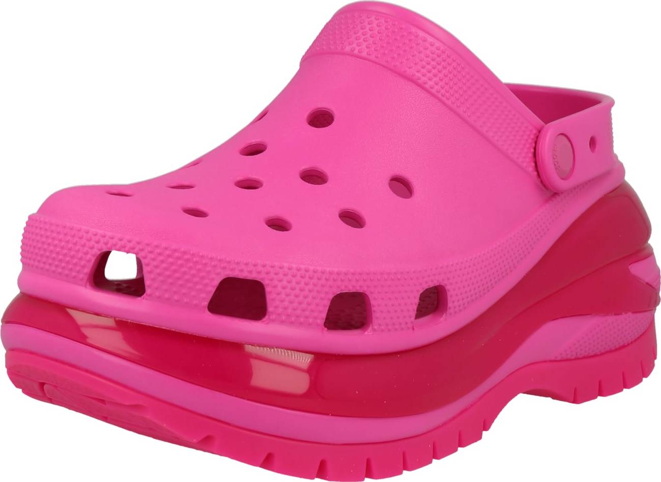 Crocs Pantofle 'Mega Crush' pink / malinová