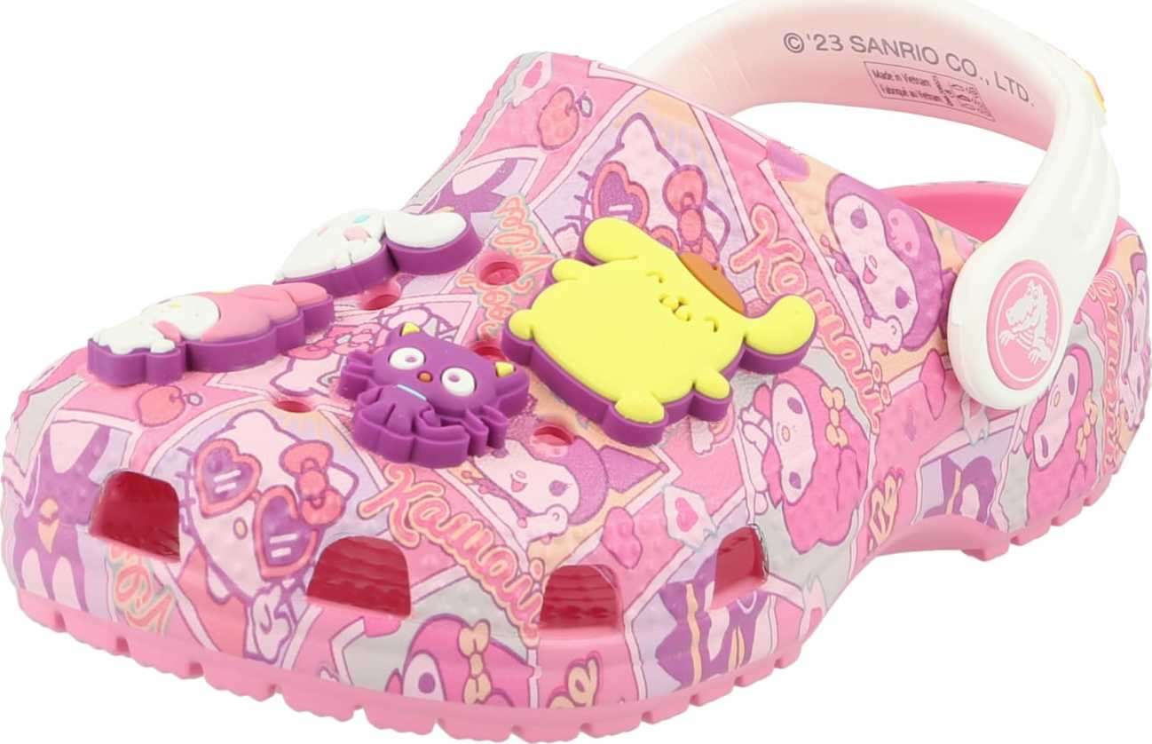 Crocs Sandály 'Hello Kitty' mix barev / světle růžová