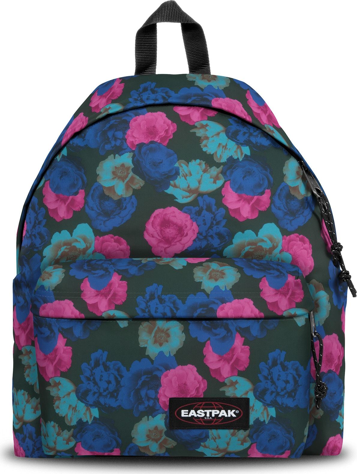 EASTPAK Batoh 'PADDED PAK'R' námořnická modř / tyrkysová / pink