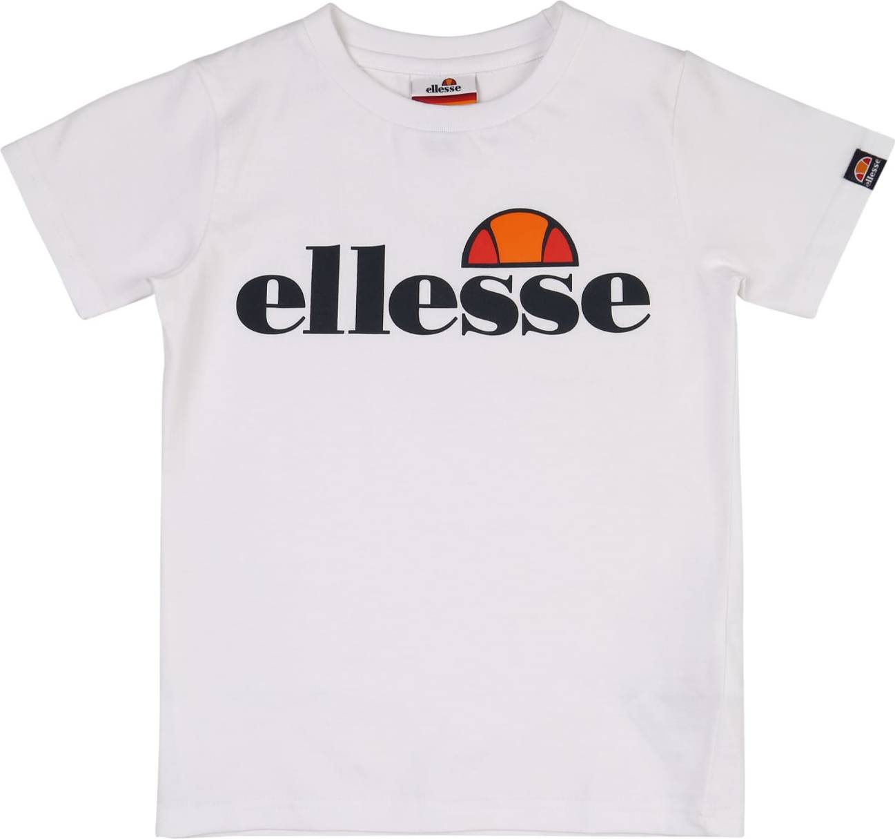 ELLESSE Tričko 'Jena' mandarinkoná / grenadina / černá / bílá