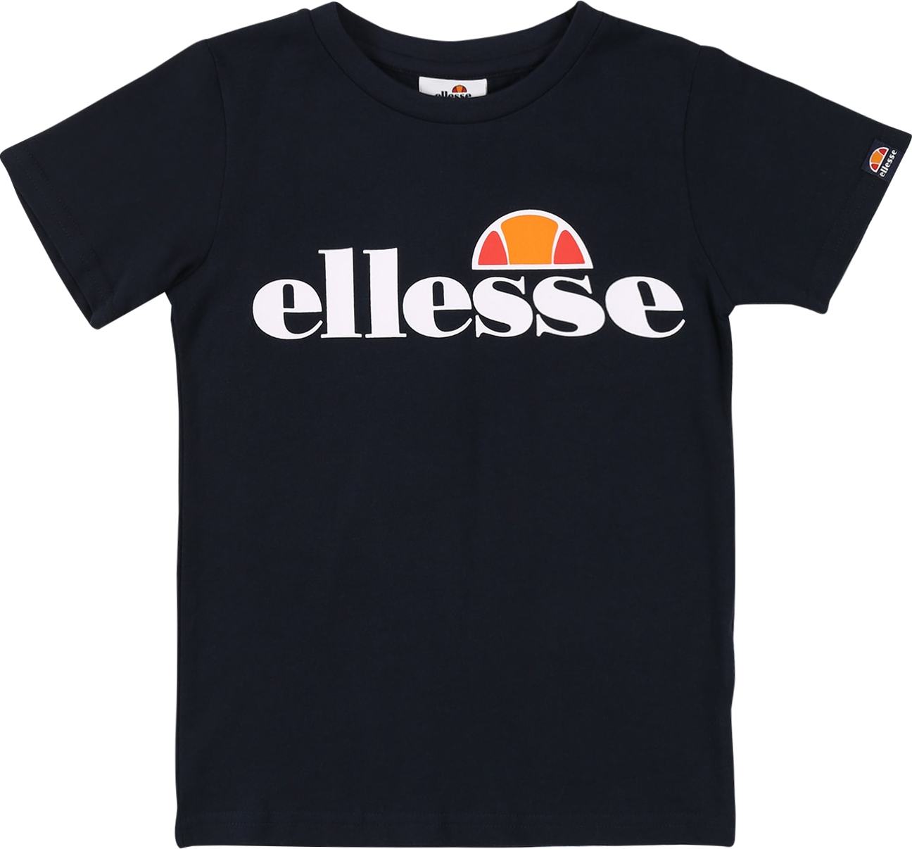 ELLESSE Tričko 'Jena' námořnická modř / oranžová / červená / bílá