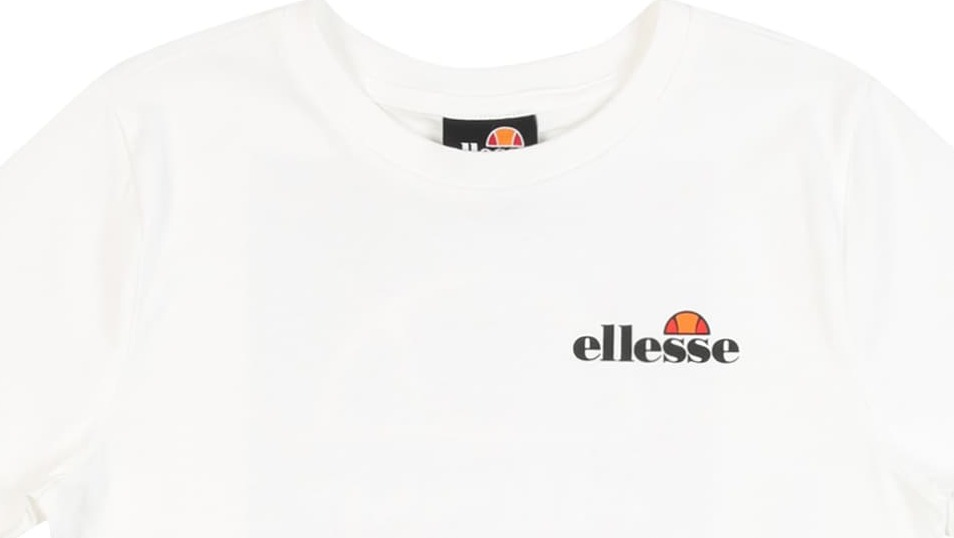 ELLESSE Tričko 'Salim' šedá / oranžová / černá / offwhite