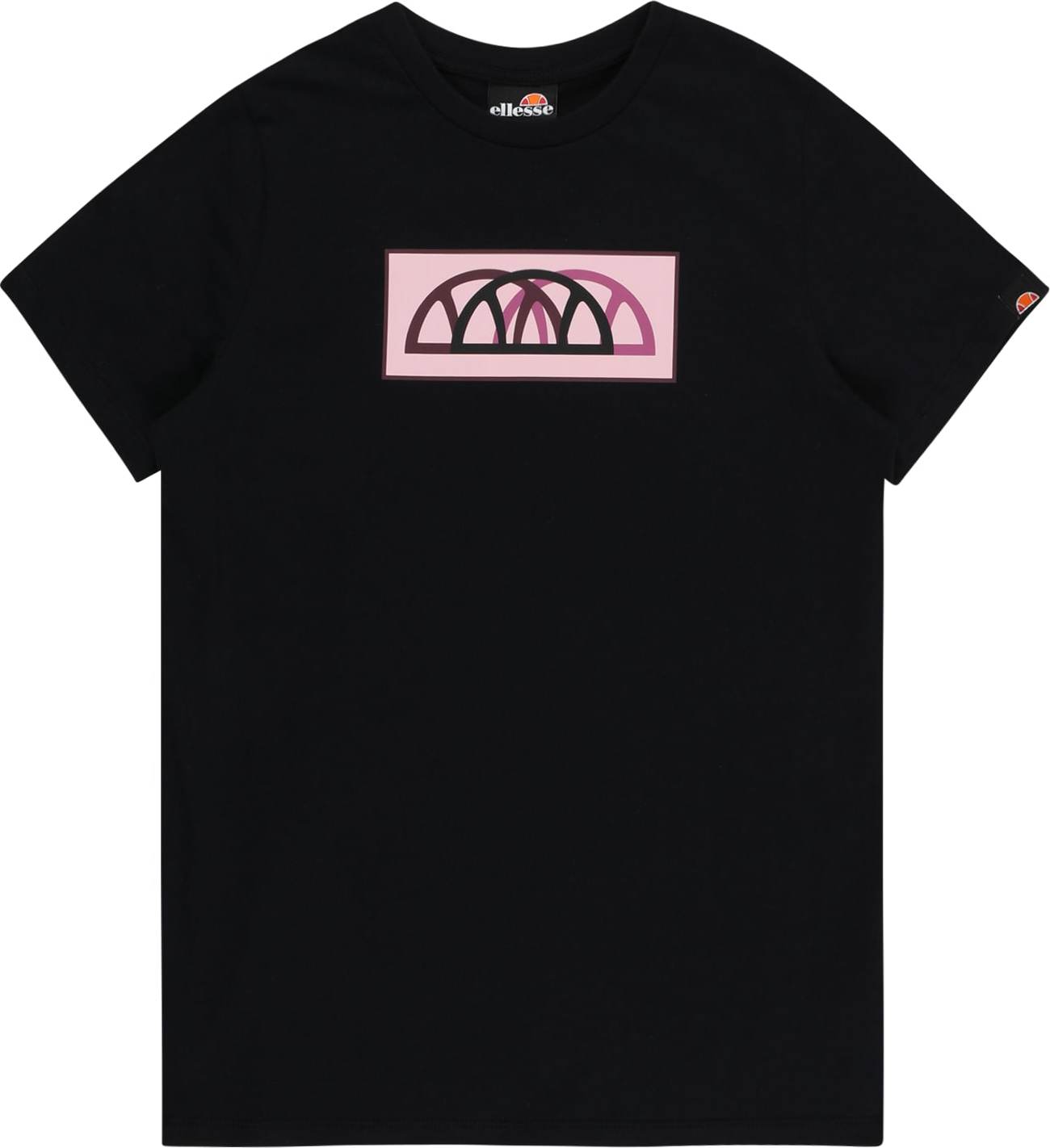 ELLESSE Tričko 'Sodo' pueblo / pink / růžová / černá