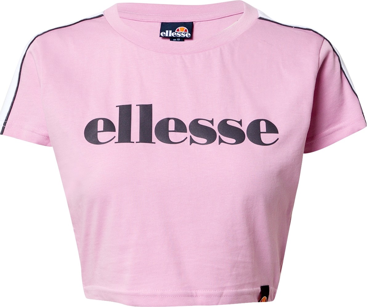 ELLESSE Tričko 'Virdis' růžová / černá