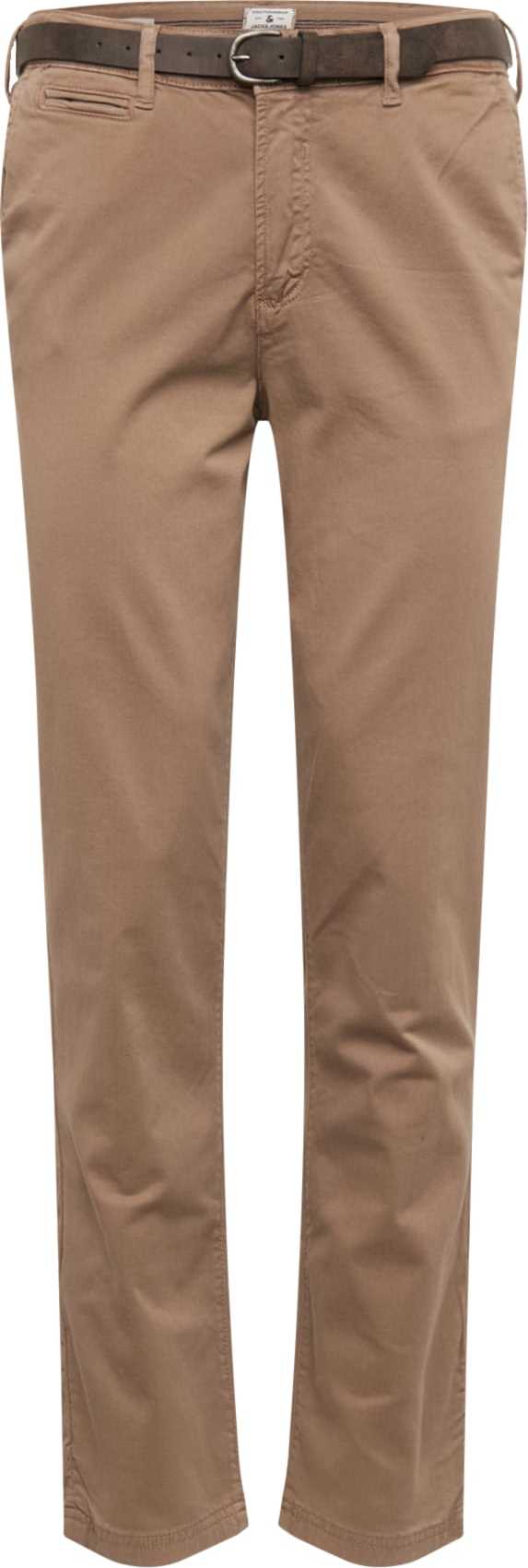 JACK & JONES Chino kalhoty 'Roy James' světle béžová