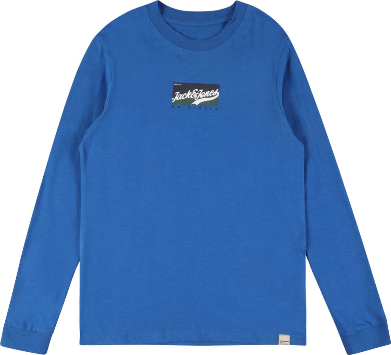 Jack & Jones Junior Tričko marine modrá / černá / bílá