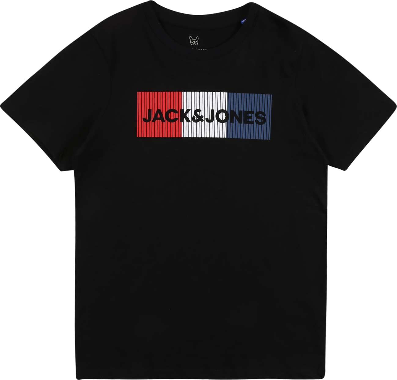 Jack & Jones Junior Tričko modrá / červená / černá / bílá