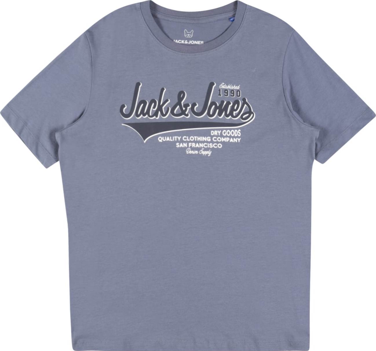 Jack & Jones Junior Tričko modrá / námořnická modř / bílá