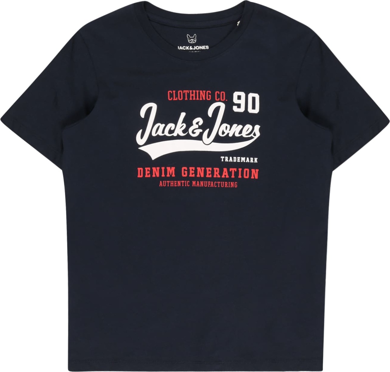 Jack & Jones Junior Tričko námořnická modř / červená / bílá