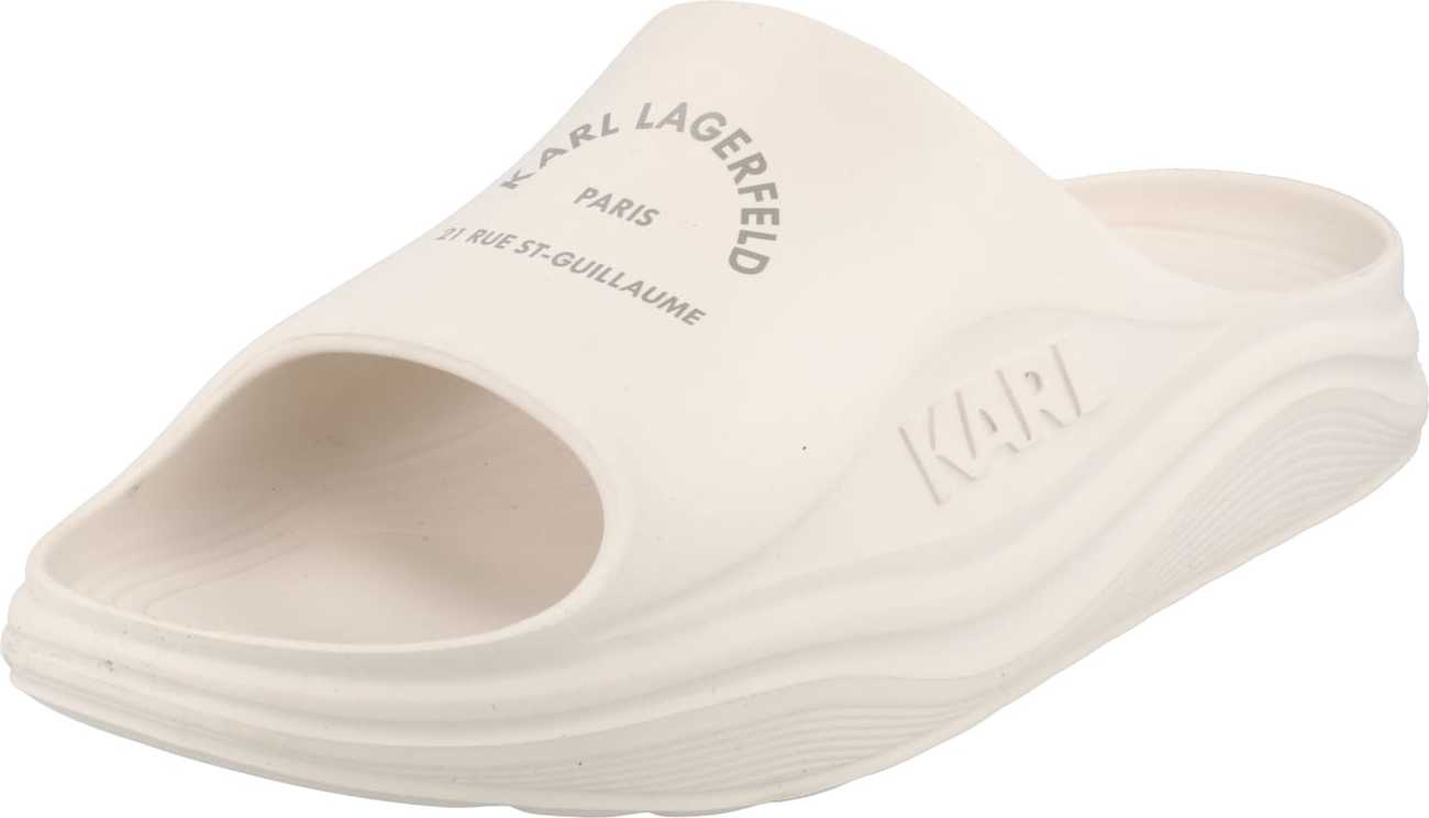 Karl Lagerfeld Pantofle 'SKOONA' černá / offwhite