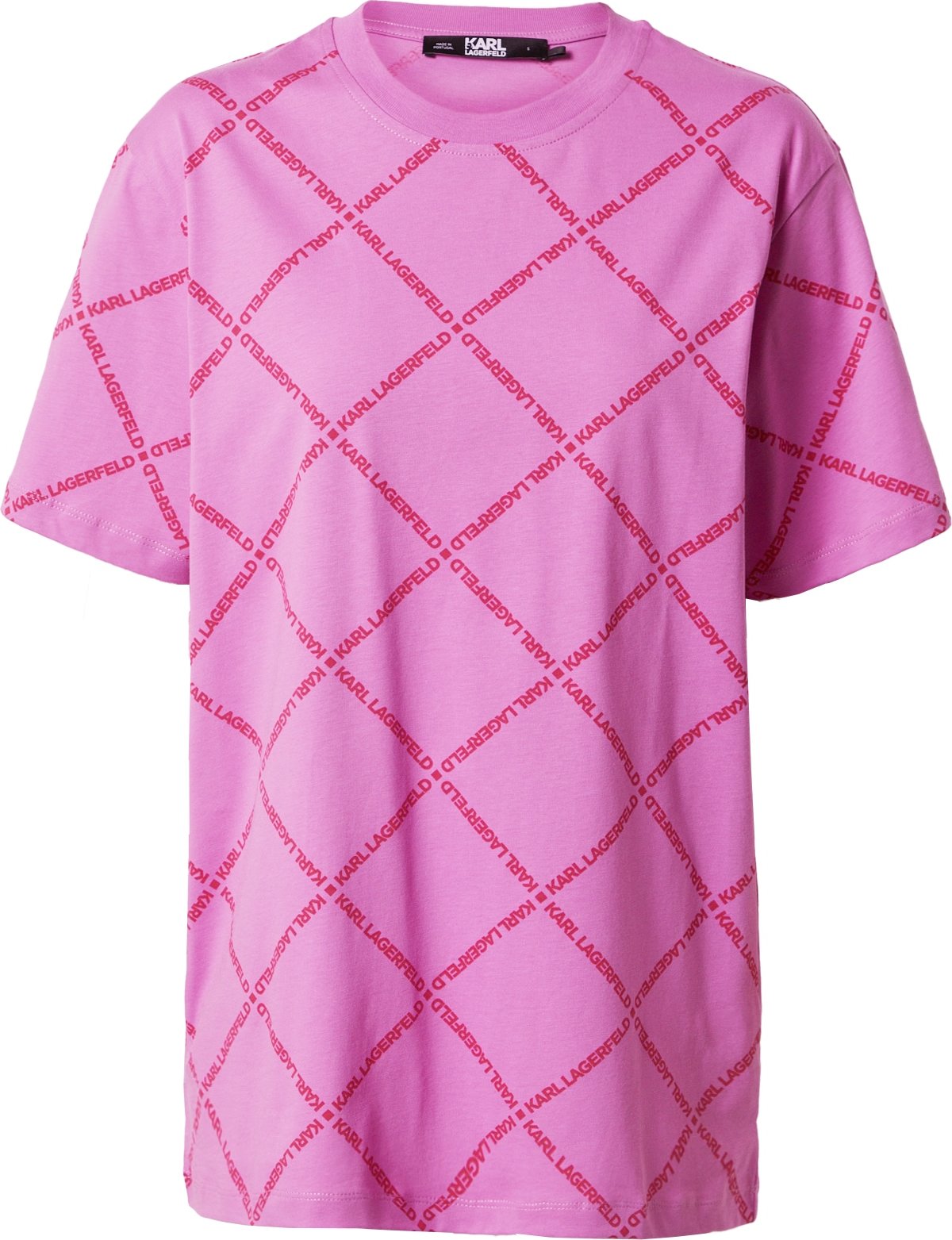 Karl Lagerfeld Tričko pink / červená