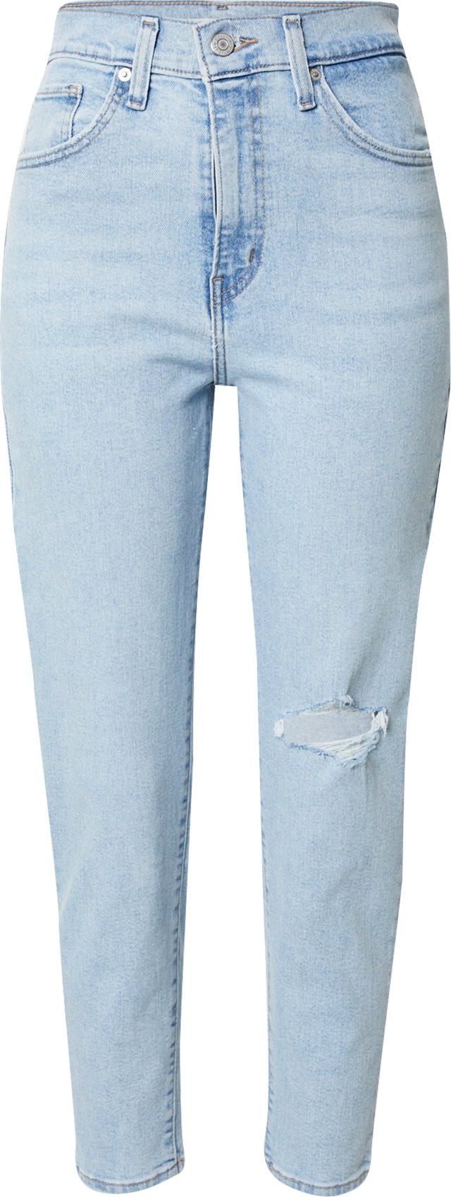 LEVI'S Džíny 'HIGH WAISTED MOM JEAN MED INDIGO - WORN IN' modrá džínovina