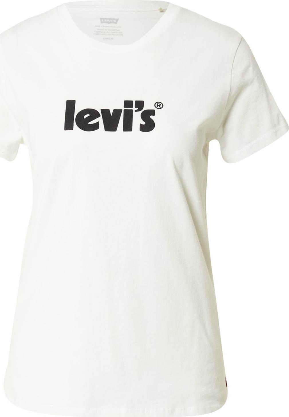 LEVI'S Tričko 'THE PERFECT TEE NEUTRALS' černá / bílá