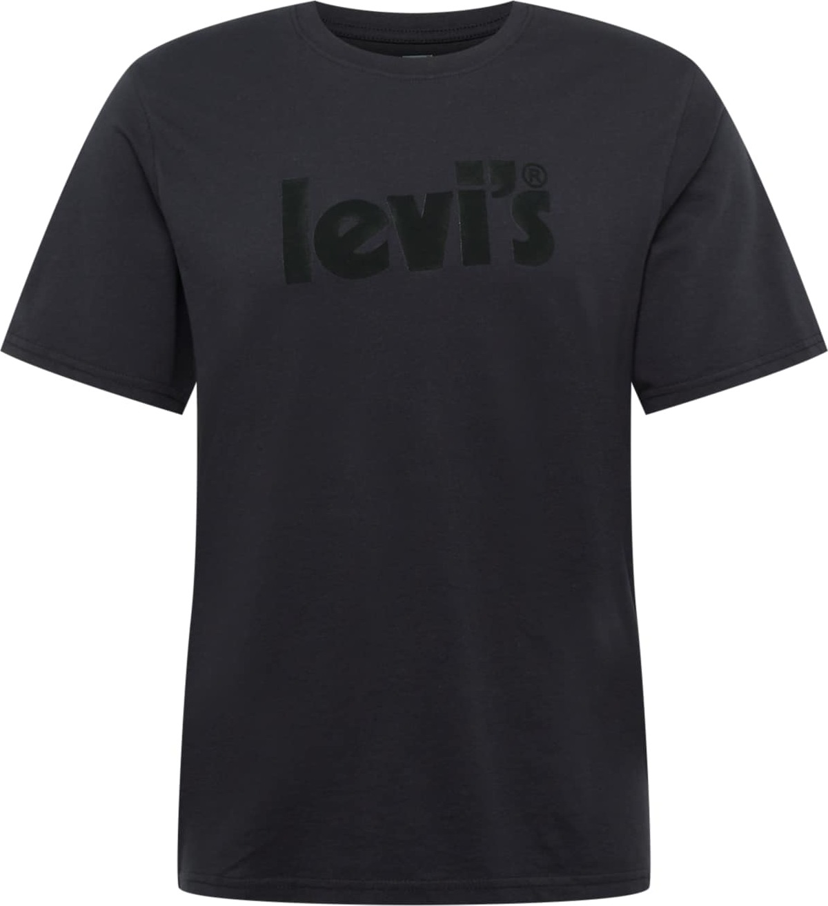 LEVI'S Tričko 'SS RELAXED FIT TEE BLACKS' černá / černý melír