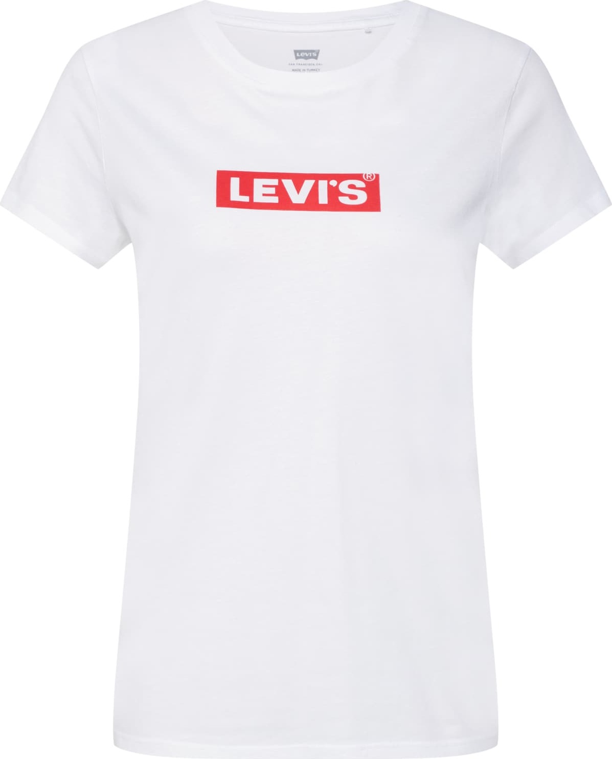 LEVI'S Tričko 'THE PERFECT TEE NEUTRALS' červená / bílá