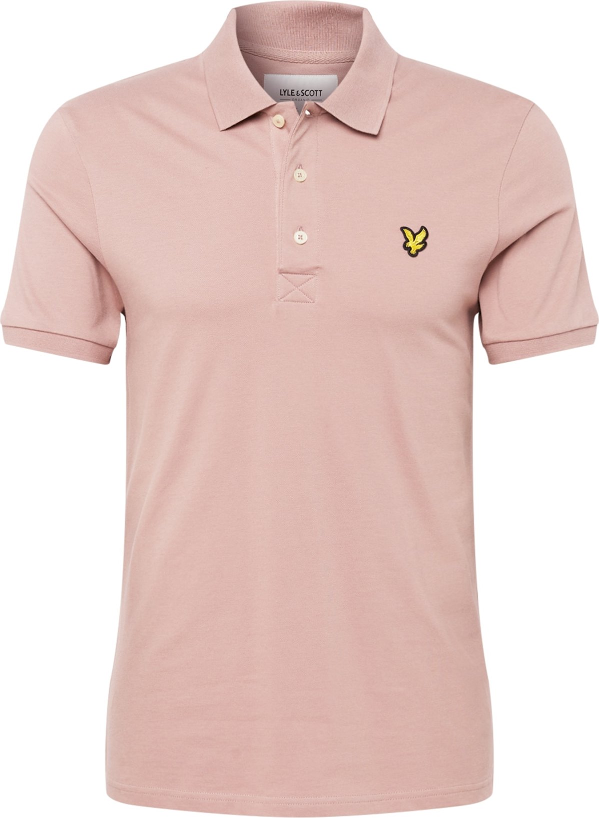 Lyle & Scott Tričko žlutá / pudrová / černá