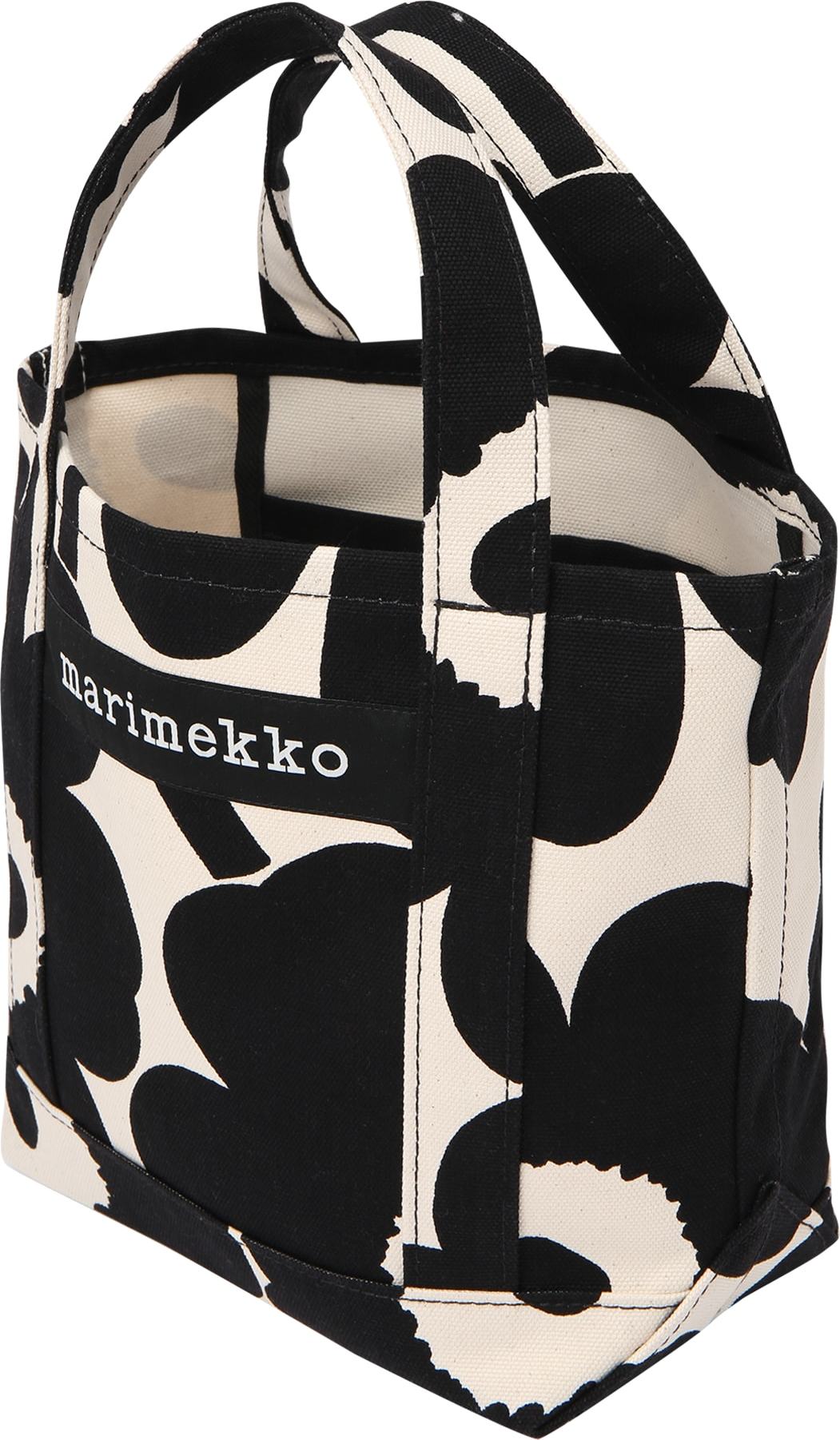 Marimekko Nákupní taška světle béžová / černá