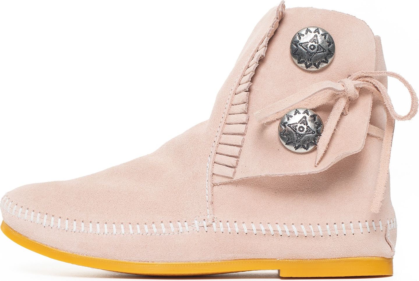 Minnetonka Kotníkové boty 'Two Button' pink