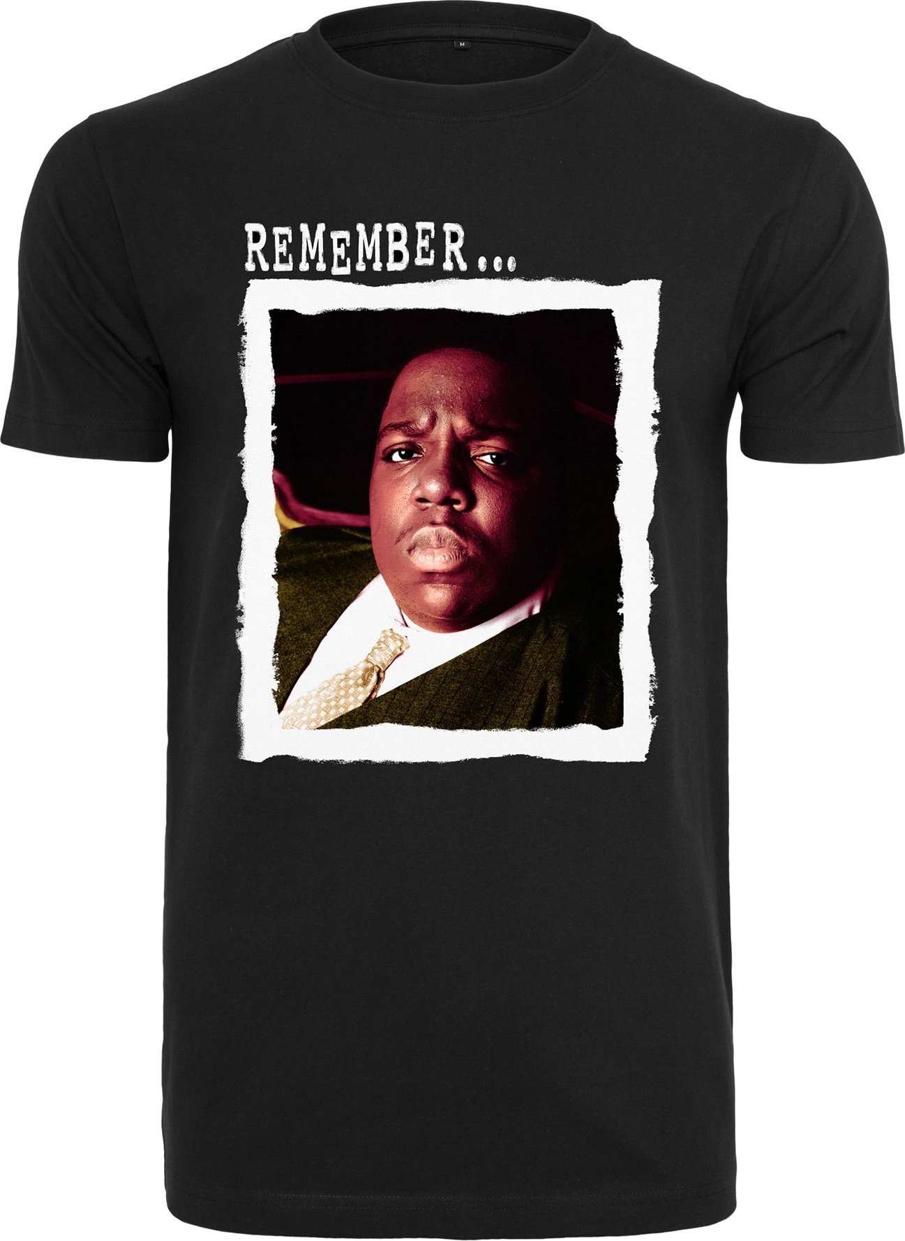 Mister Tee Tričko 'Biggie Remember' hnědá / černá / bílá