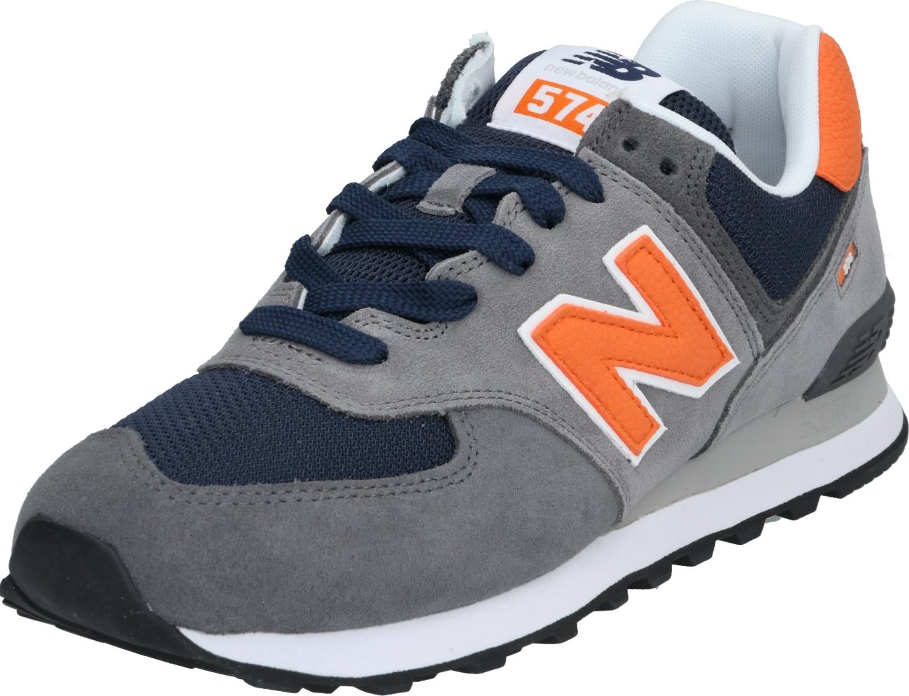 new balance Tenisky námořnická modř / šedá / oranžová / bílá