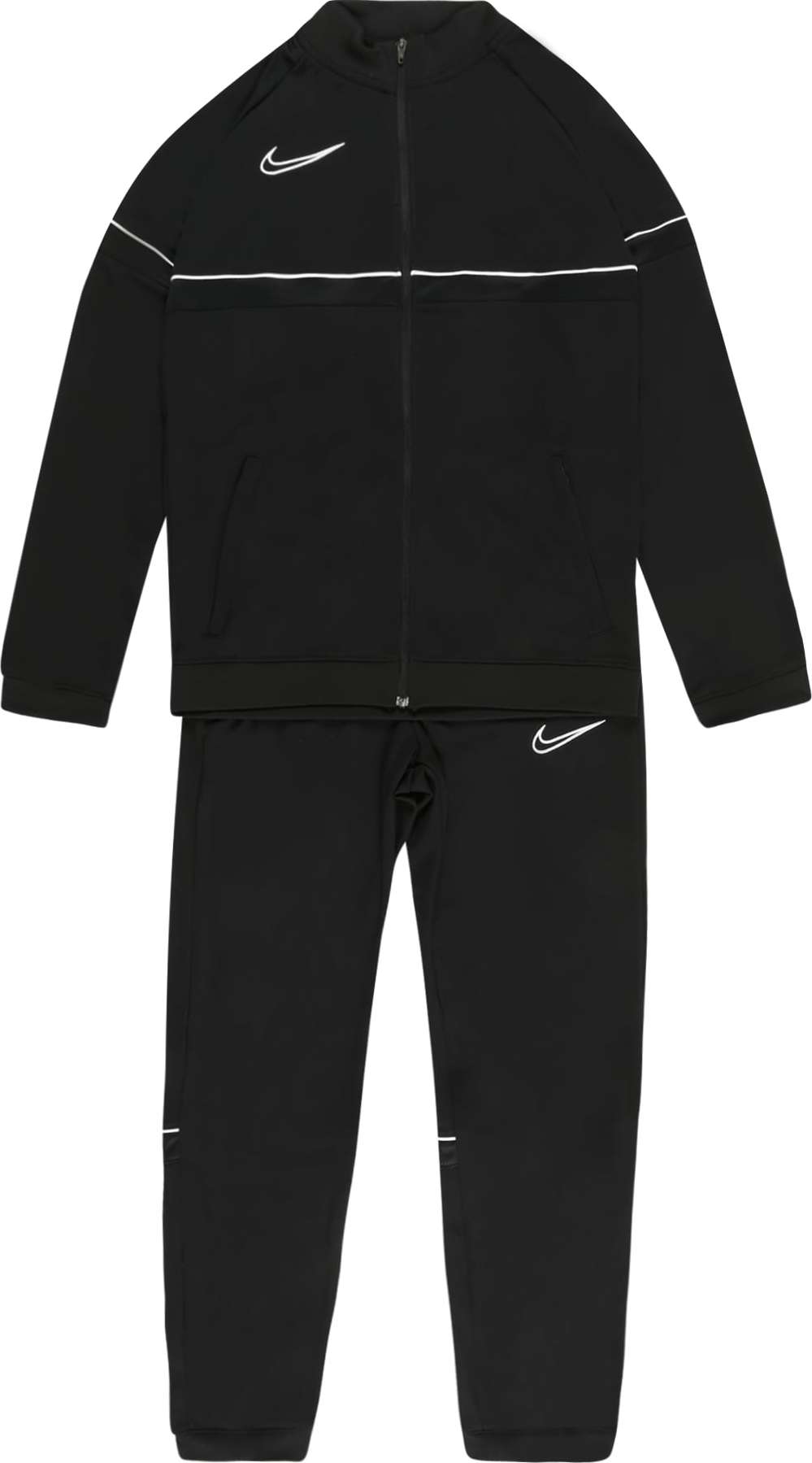 NIKE Sportovní oblečení černá / bílá