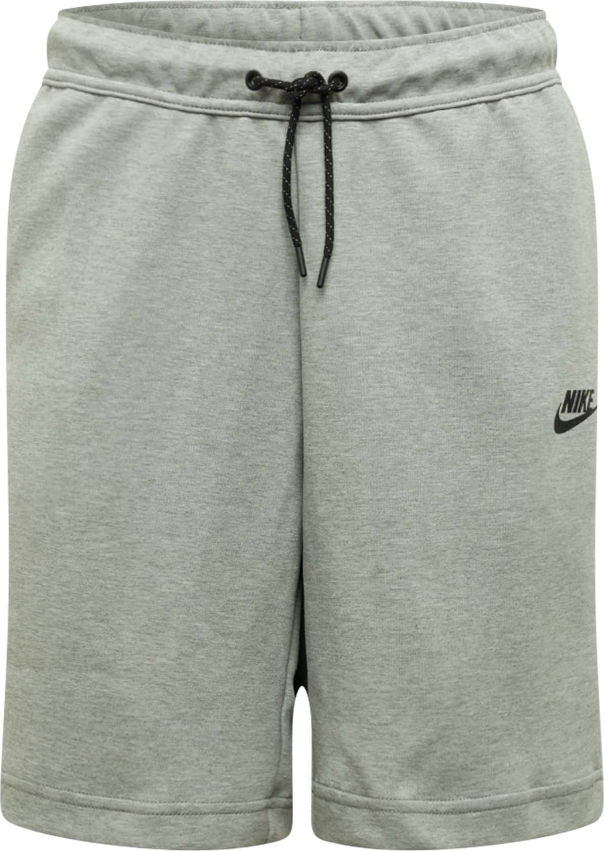 Nike Sportswear Kalhoty šedý melír / černá