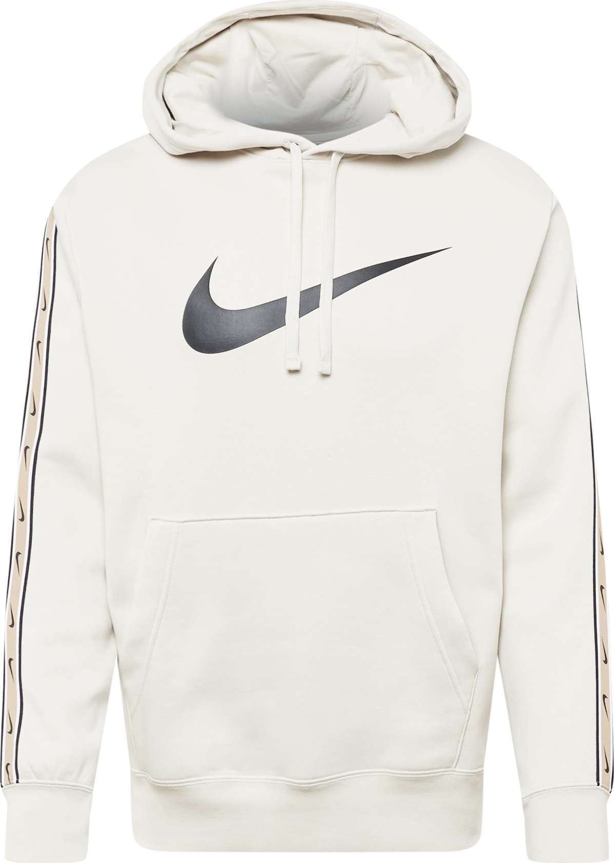 Nike Sportswear Mikina černá / barva vaječné skořápky