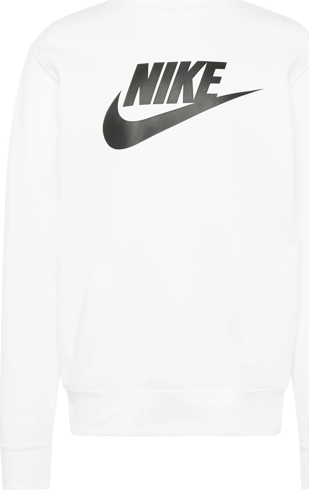 NIKE Mikina černá / bílá