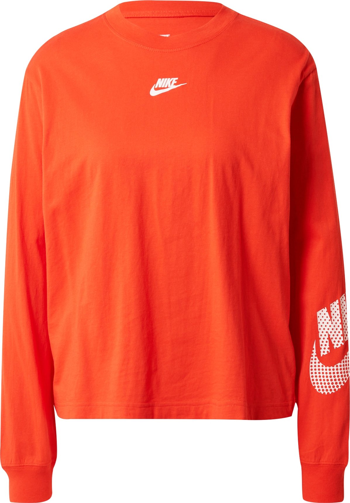 Nike Sportswear Mikina červená / bílá